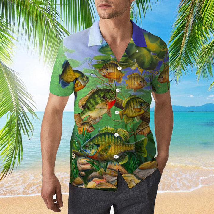 Bluegill Fishing Hawaiian Shirt | For Men & Women | HW1806-BehighStyle