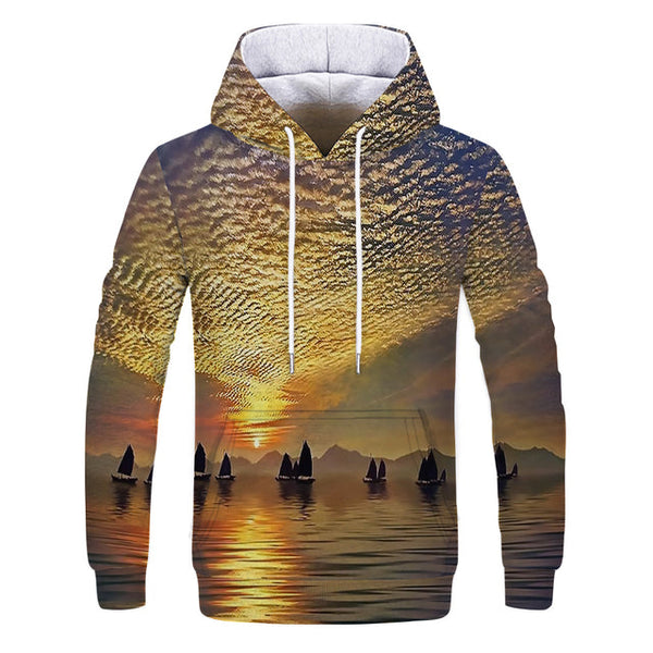 Boat On The Sea 3D All Over Print | For Men & Women | Adult | HP497-BehighStyle