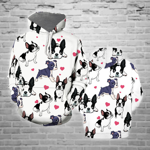 Boston Terrier Christmas 3D All Over Print | Adult | HP2025