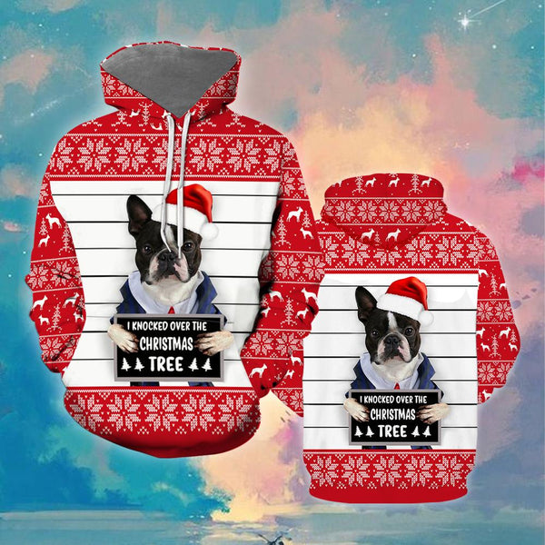 Boston Terrier The Christmas Tree 3D All Over Print | Adult | HP2220