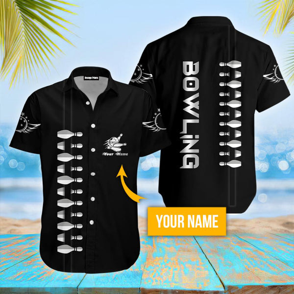 Bowling Custom Name Aloha Hawaiian Shirt | For Men & Women | HN1085-BehighStyle