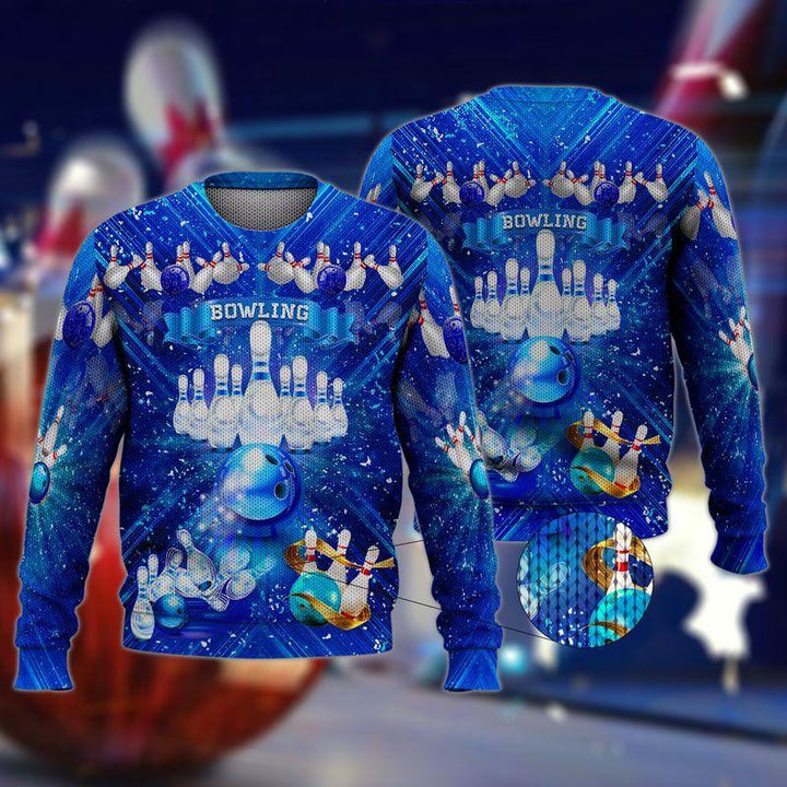 Bowling Royal Ugly Christmas Sweater | For Men & Women | Adult | US1518-BehighStyle