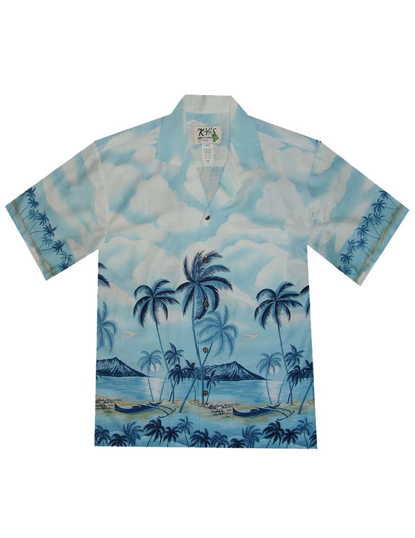 Boys Aloha Coconut Hawaiian Shirt | HW3052