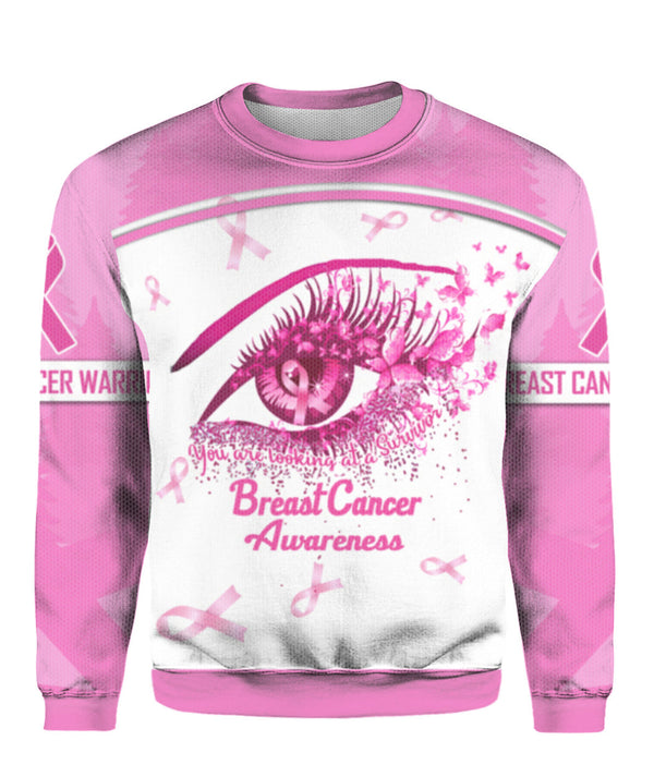 Breast Cancer Awareness Ugly Christmas Sweater  | For Men & Women | UH1098