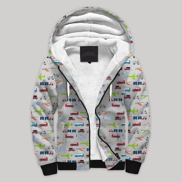 Brody Fleece Zip Hoodie All Over Print | FZ892