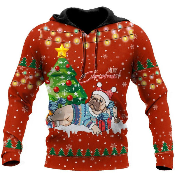 Bull Dog Christmas 3D All Over Print | Adult | HP2565