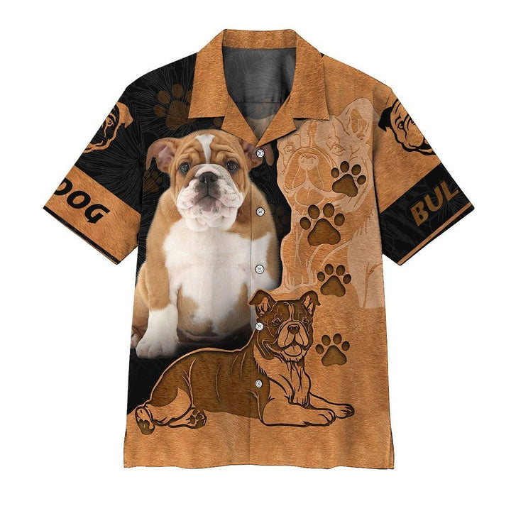 Bulldog Aloha Hawaiian Shirt | For Men & Women | HW532-BehighStyle