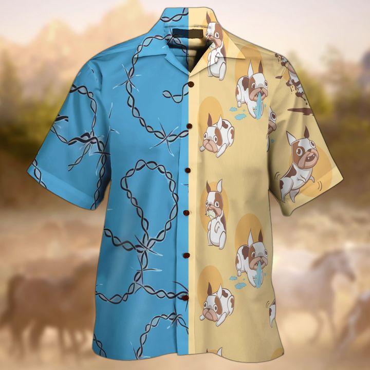 Bulldog Aloha Hawaiian Shirt | For Men & Women | HW541-BehighStyle