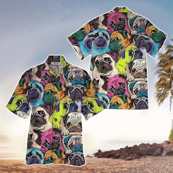 Bulldog VaInternational Dog Day Colorful Hawaiian Shirt | For Men & Women | HW1218-BehighStyle
