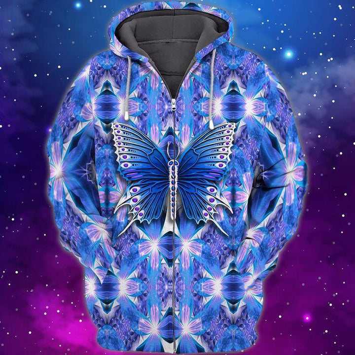 Butterfly Royal 3D All Over Print | For Men & Women | Adult | HP1322-BehighStyle