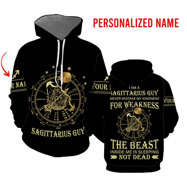 Sagittarius Guy Custom Name All Over Print 3D All Over Print | Adult | CN412