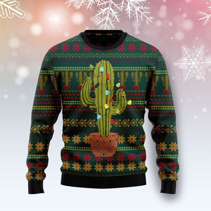 Cactus Ugly Christmas Sweater | For Men & Women | Adult | US1526-BehighStyle