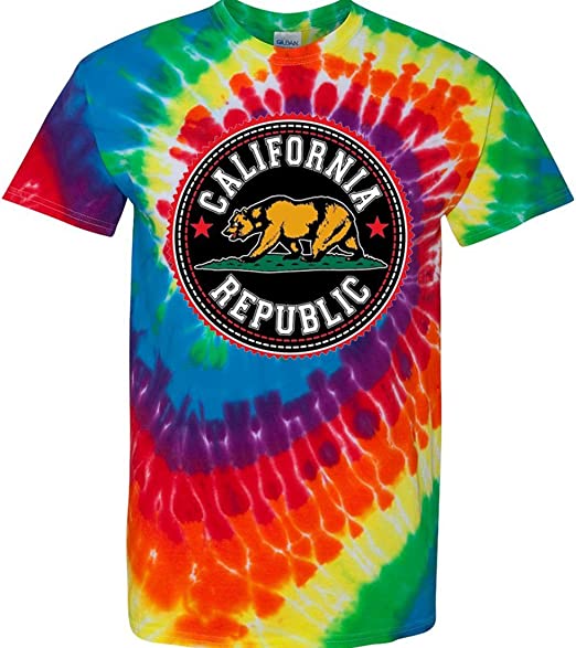 California Republic Tie Dye 3D All Over Print | For Men & Women | Adult | HP808-BehighStyle