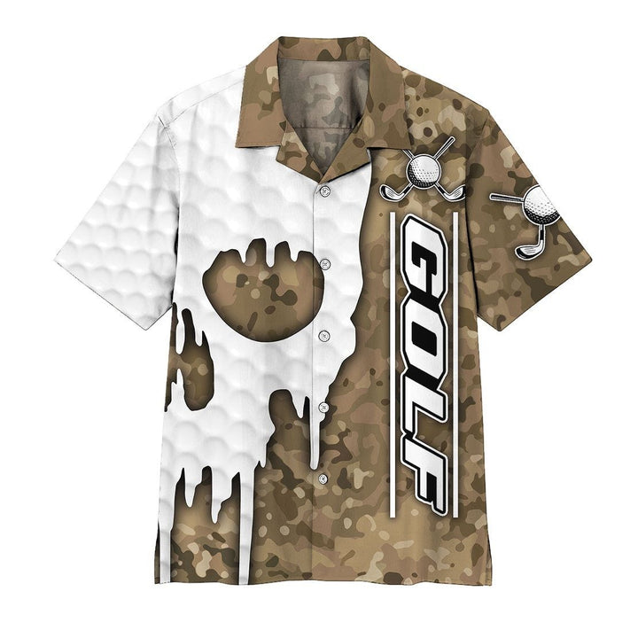 Camo Golf Aloha Hawaiian Shirt | For Men & Women | HW1780-BehighStyle