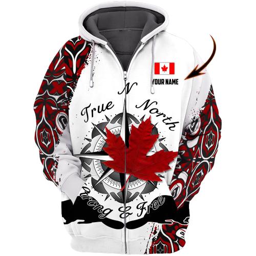 Canada True N North Custom Name 3D All Over Print | Adult | CN312