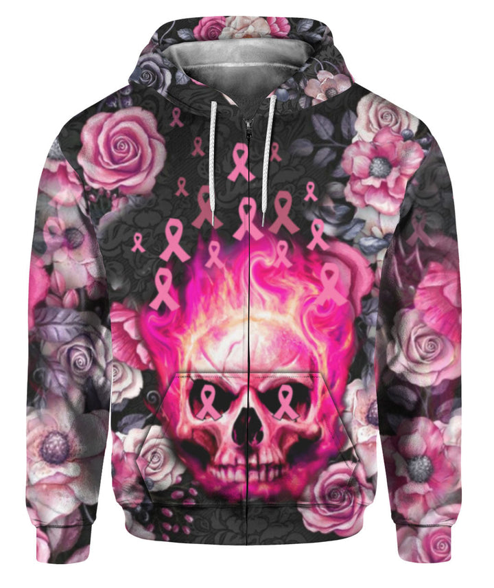 Cancer Skull Pink 3D All Over Print | For Men & Women | Adult | HP1263-BehighStyle