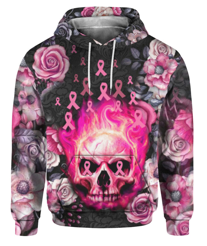 Cancer Skull Pink 3D All Over Print | For Men & Women | Adult | HP1263-BehighStyle