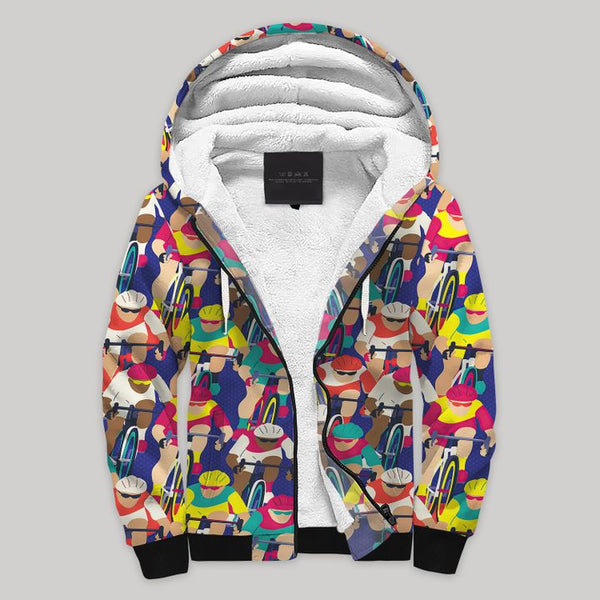 Canoe Blanket Fleece Zip Hoodie All Over Print | FZ803