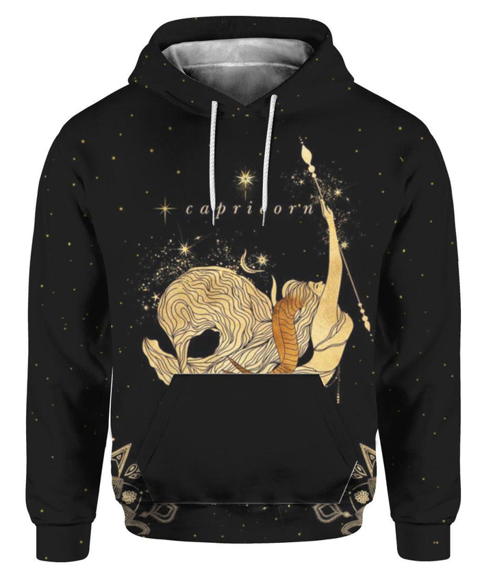 Capricorn Golden Zodiac 3D All Over Print | For Men & Women | Adult | HP1268-BehighStyle