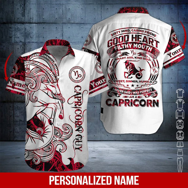 Capricorn Guy Custom Name Hawaiian Shirt | For Men & Women | HN374-BehighStyle