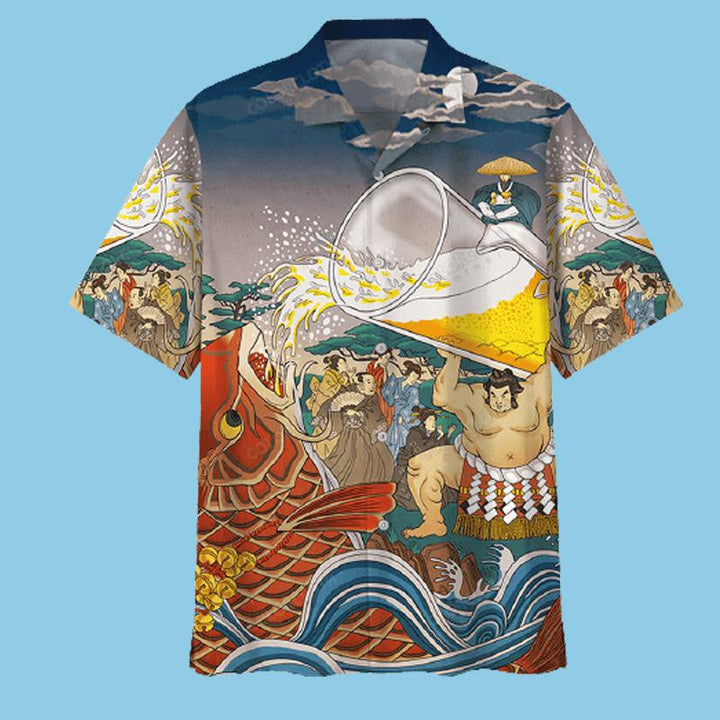 Carp Drink Beer Aloha Hawaiian Shirt | For Men & Women | HW4291-BehighStyle