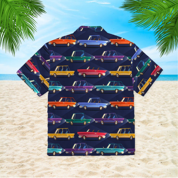 Cars Retro Style Hawaiian Shirt | For Men & Women | HW941-BehighStyle