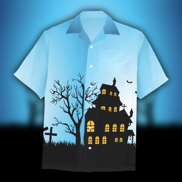 Castle Halloween Hawaiian Shirt | For Men & Women | HW2816-BehighStyle