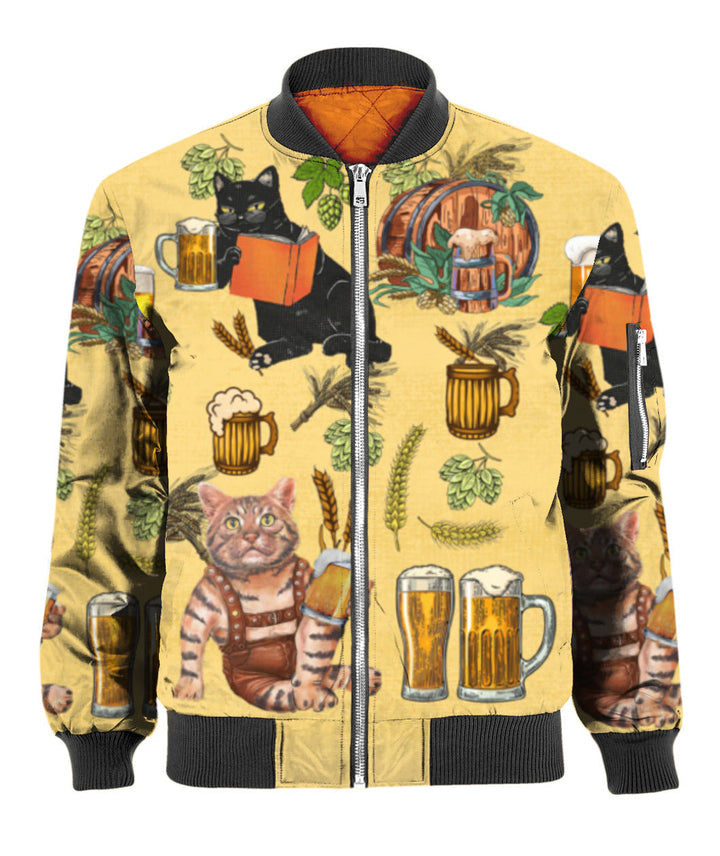 Cat And Beer 3D All Over Print | For Men & Women | Adult | HP1281-BehighStyle