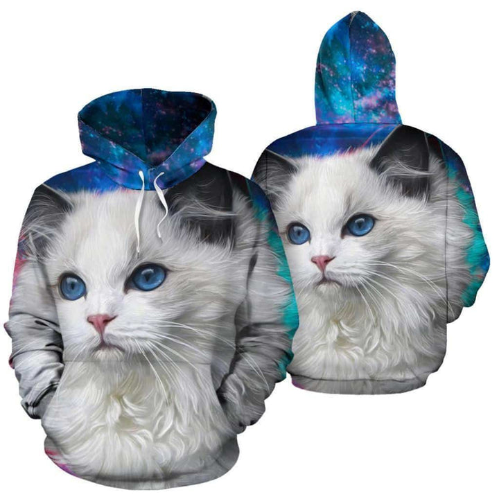 Cat Blue Eyes Cat 3D All Over Print | For Men & Women | Adult | HP644-BehighStyle