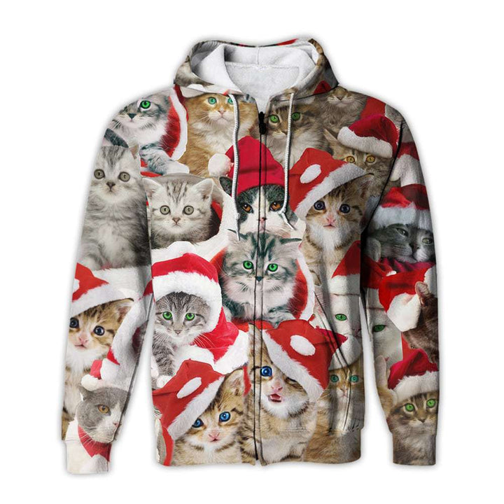 Cat Christmats 3D All Over Print | For Men & Women | Adult | HP2023-BehighStyle