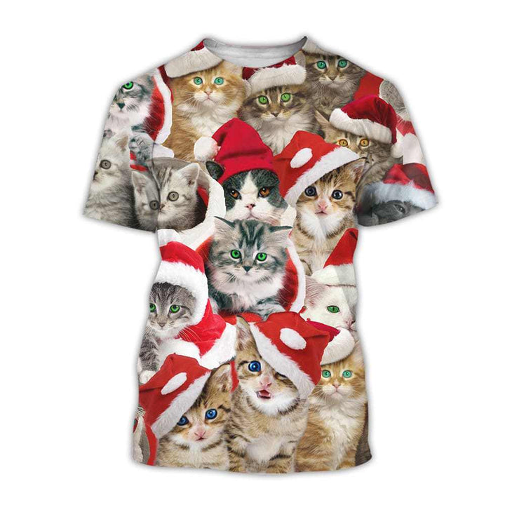 Cat Christmats 3D All Over Print | For Men & Women | Adult | HP2023-BehighStyle