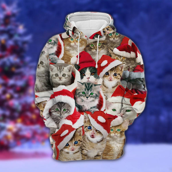 Cat Christmats 3D All Over Print | For Men & Women | Adult | HP2023-BehighStyle