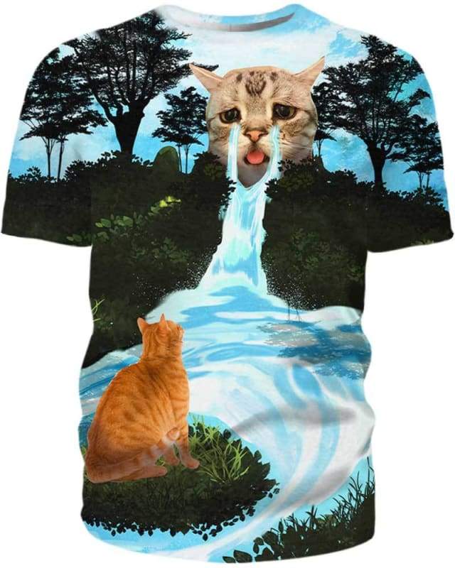 Cat Cry 3D All Over Print | For Men & Women | Adult | HP683-BehighStyle