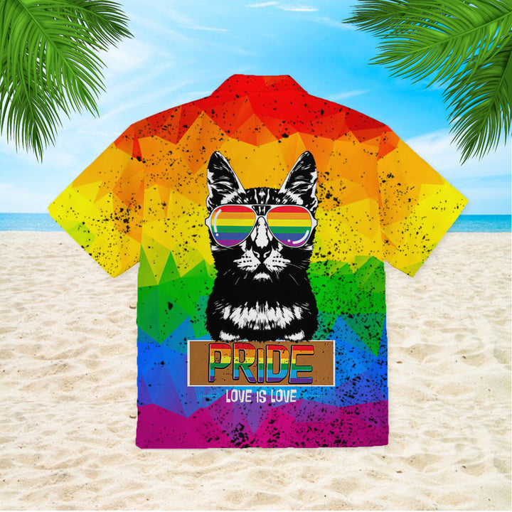 Cat Happy Pride Day Hawaiian Shirt | For Men & Women | HW953-BehighStyle