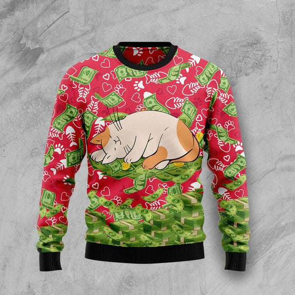 Cat Ugly Christmas Sweater | For Men & Women | Adult | US1263-BehighStyle