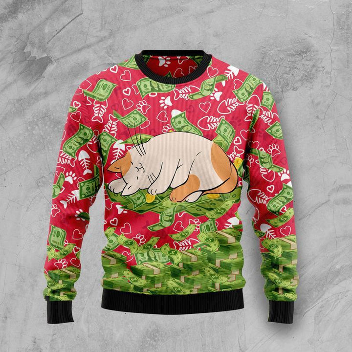 Cat Ugly Christmas Sweater | For Men & Women | Adult | US1263-BehighStyle