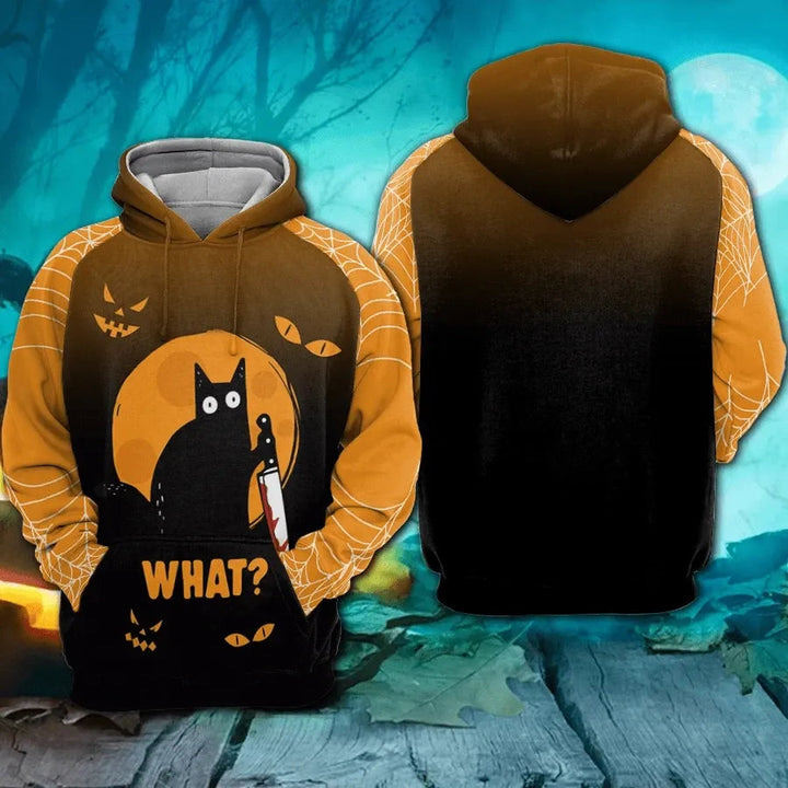 Cat What Halloween 3D All Over Print | For Men & Women | Adult | HP1806-BehighStyle