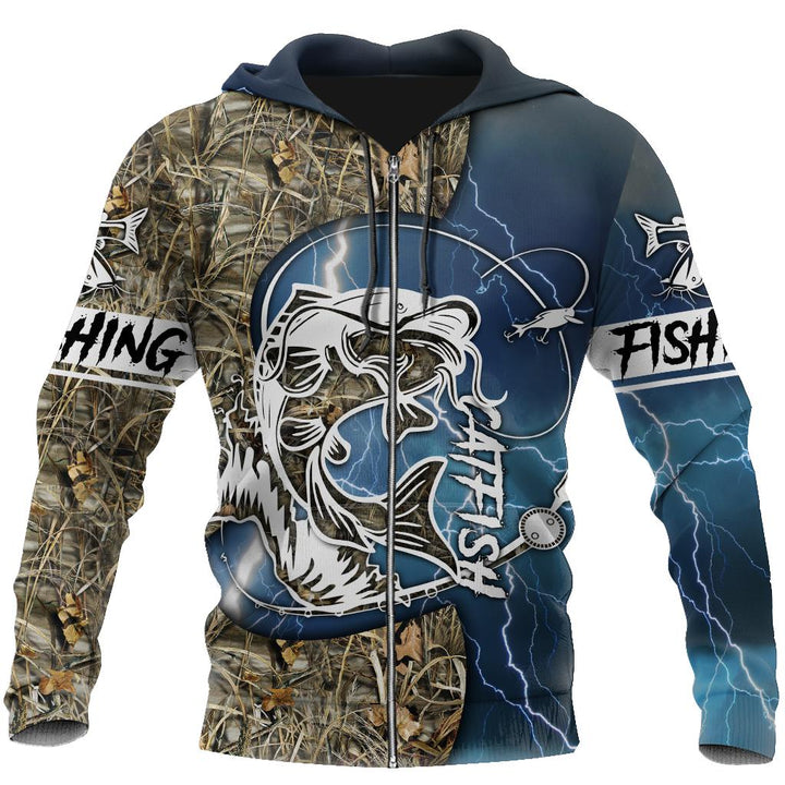 Catfish Fishing Blue 3D All Over Print | For Men & Women | Adult | HP124-BehighStyle