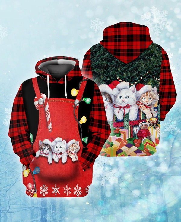 Cats Christmas 3D All Over Print | For Men & Women | Adult | HT3605-BehighStyle