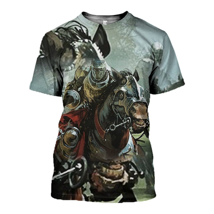 Cavalry Warrior And Horse 3D All Over Print | For Men & Women | Adult | HT9184-BehighStyle