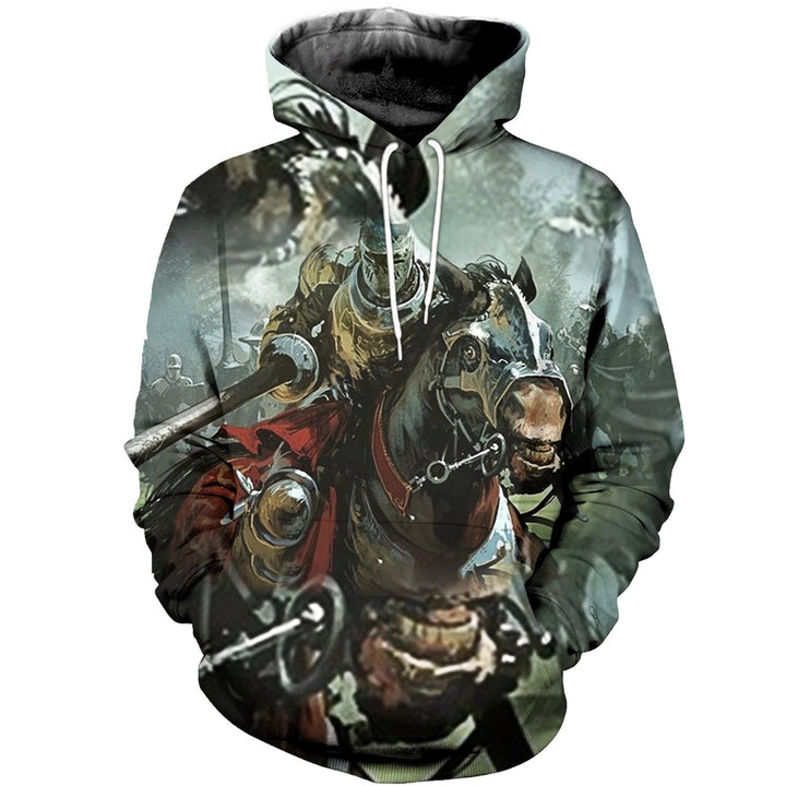 Cavalry Warrior And Horse 3D All Over Print | For Men & Women | Adult | HT9184-BehighStyle