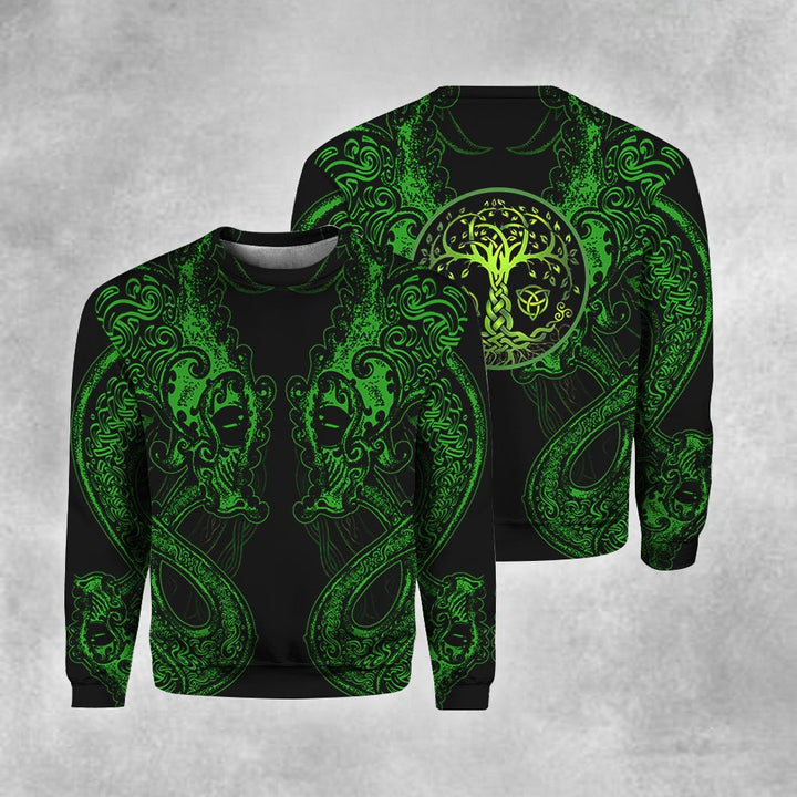 Celtic Dragon Tree Of Life 3D All Over Print | For Men & Women | Adult | HP134-BehighStyle