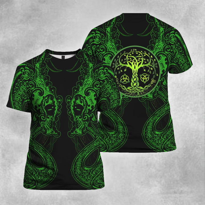 Celtic Dragon Tree Of Life 3D All Over Print | For Men & Women | Adult | HP134-BehighStyle