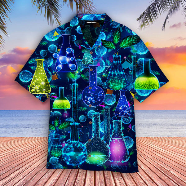 Chemistry Neon Hawaiian Shirt | For Men & Women | HW1874-BehighStyle