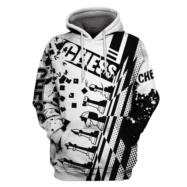 Chess Play Game Black And White 3D All Over Print | For Men & Women | Adult | HP1276-BehighStyle