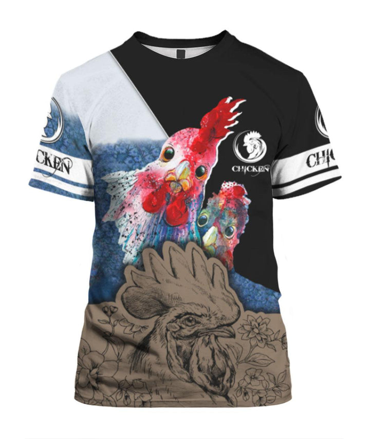 Chicken Art 3D All Over Print | For Men & Women | Adult | HP1267-BehighStyle