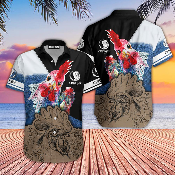 Chicken Art Hawaiian Shirt | For Men & Women | HW1879-BehighStyle