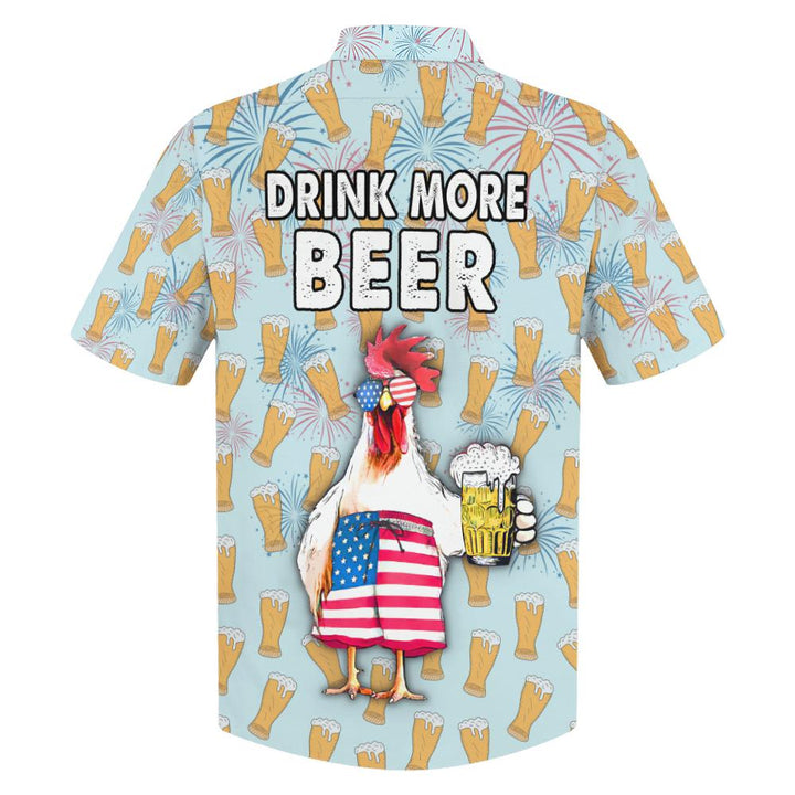 Chicken Beer Aloha Hawaiian Shirt | For Men & Women | HW869-BehighStyle