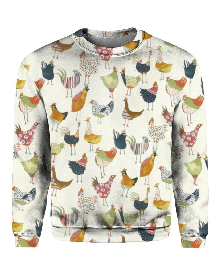 Chicken Design 3D All Over Print | For Men & Women | Adult | HP1271-BehighStyle