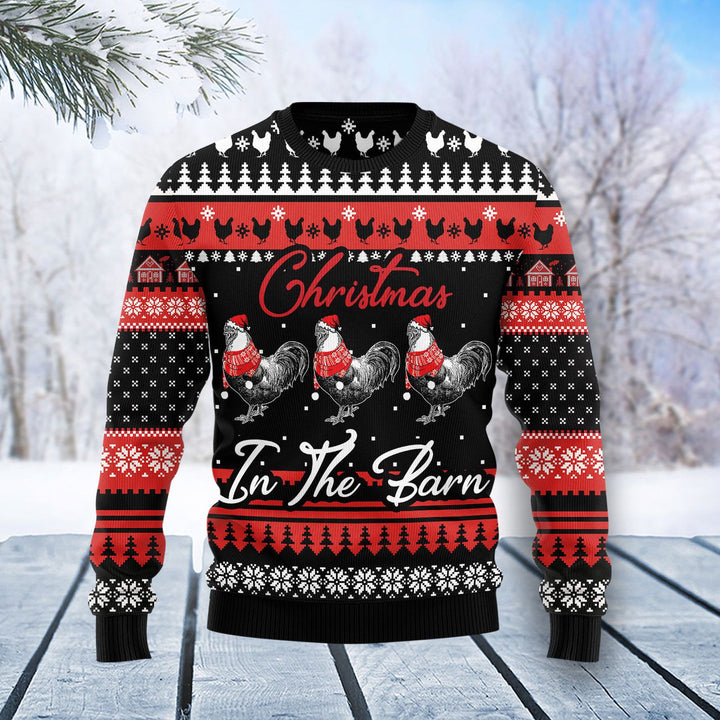 Chicken Farm Ugly Christmas Sweater | For Men & Women | Adult | US1326-BehighStyle